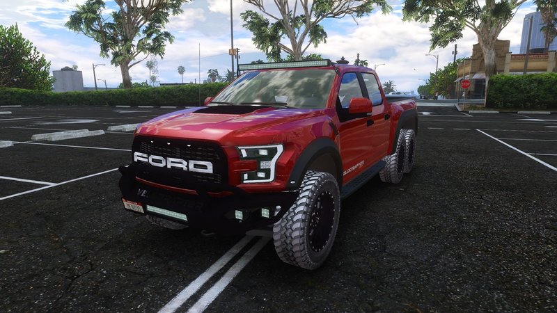 Gta 5 2018 Ford Velociraptor 6X6 (Add On) Mod - Gtainside.com