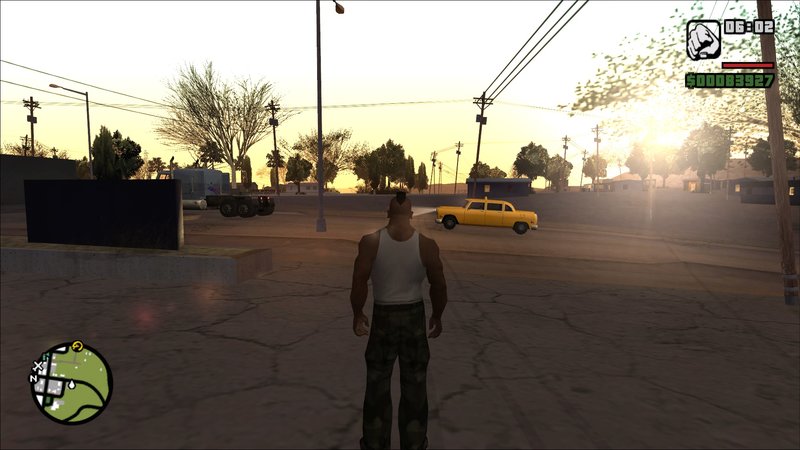 PS2 - [GTA:SA v1.03 - NTSC]Modern Widescreen Fix Project