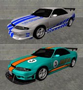 1996 Nissan Skyline GT-R R33 (Fully tunable and paintjobs) v1.0