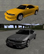 1996 Nissan Skyline GT-R R33 (Fully tunable and paintjobs) v1.0