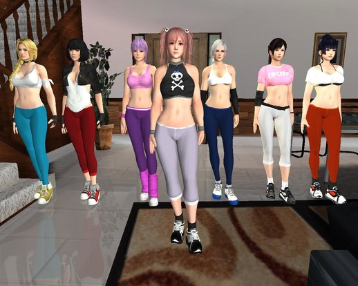 DOA Females Pack [Sport Leggings] From DOA5LR