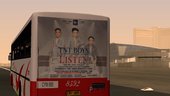 Philippine BUS with TNT BOYS Bus AD