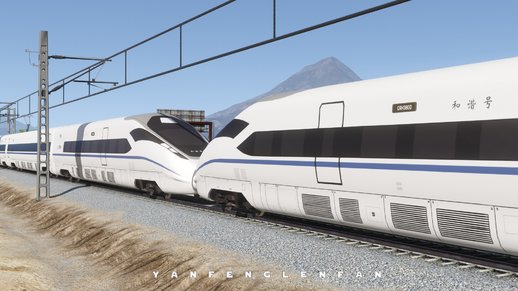 China Railways High-speed train CRH380D EMU 和谐号CRH380D型电力动车组 [Add-On]