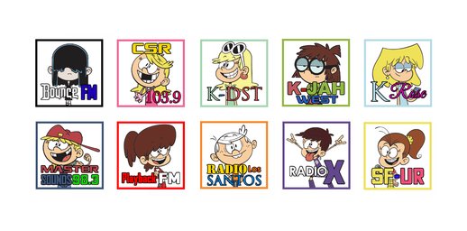 Loud House Radio icons for San Andreas