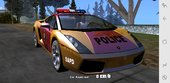 GTA SA Mobile Lamborghini Gallardo Federal Police