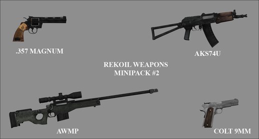Rekoil Weapons Minipack #2