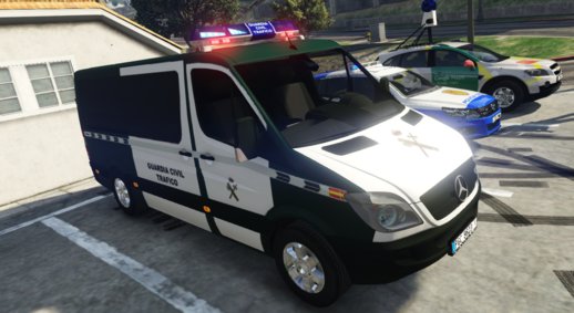 [ELS] 2006 Mercedes Sprinter 211 CDI Guardia Civil Trafico Spanish Traffic Police