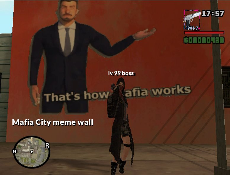 GTA San Andreas Mafia City Meme Wall Mod - GTAinside.com