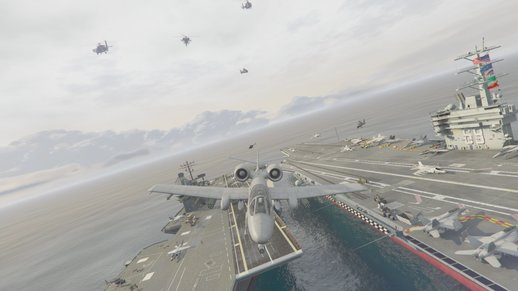 Nimitz GTA 5 Naval Air 1.1 (Menyoo Gameplay)