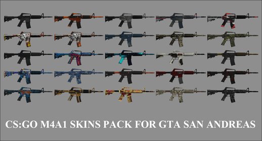 CS:GO M4A1 Skins Pack