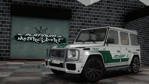 Mercedes - Benz G700 Brabus Widestar Dubai Police