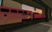 Pink Brown Streak Train