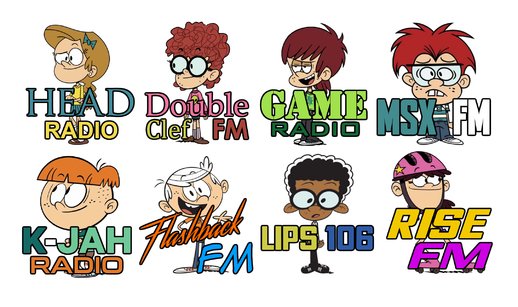 The Loud House Radio Icons for GTA 3