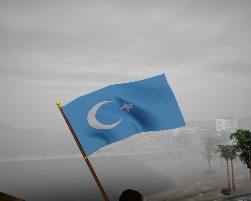 Gta San Andreas Dogu Turkistan Bayragi Flag Of East Turkestan Ø´Û•Ø±Ù‚Ù‰ÙŠ ØªÛˆØ±ÙƒÙ‰Ø³ØªØ§Ù† Ø¯Û†Ù„Û•Øª Ø¨Ø§ÙŠØ±Ù‰Ù‚Ù‰ Mod Gtainside Com