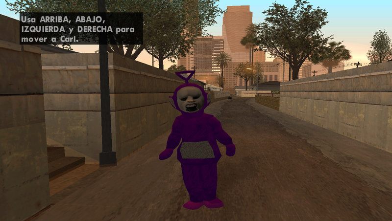 Download Teletubby from the game Slendytubbies for GTA San Andreas (iOS,  Android)