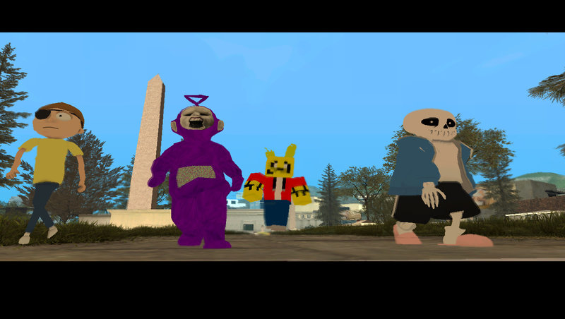 Shadow Tubbie (SlendyTubbies 3) for GTA San Andreas