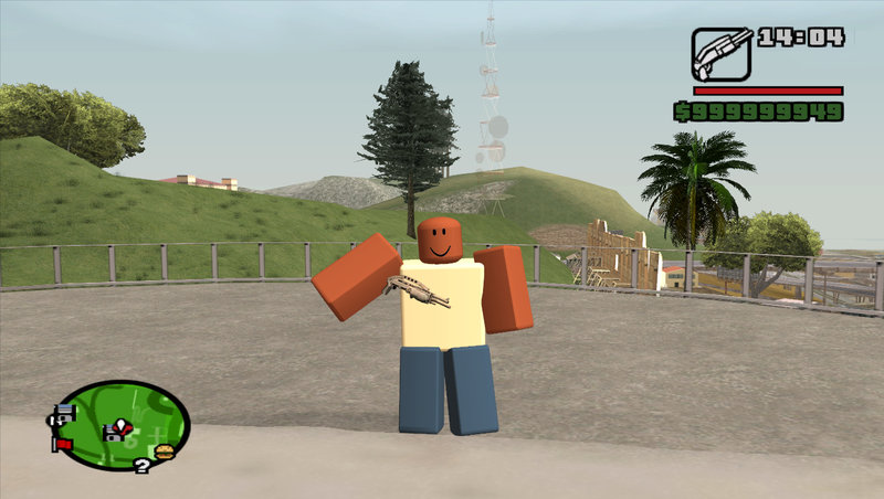 GTA San Andreas CJ ROBLOX SKIN Mod 