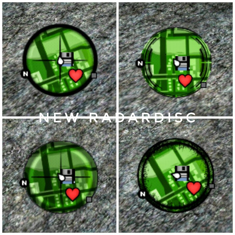 GTA 3 - Definitive Edition Classic Radar Disc for GTA III Definitive Edition  Mod 