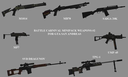 Battle Carnival Weapons Minipack #2