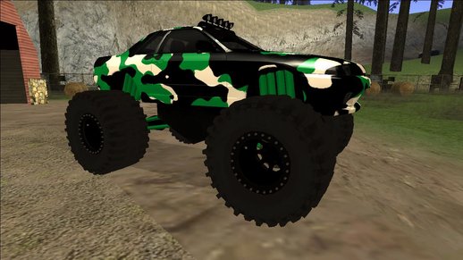 Nissan Skyline R32 Monster Truck Camo