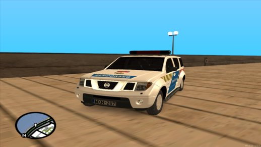 Nissan Pathfinder Magyar Rendőrség (fehér)