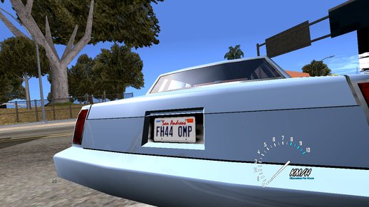 GTA V License Plate for Mobile