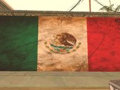 Graffiti De La Bandera De Mexico