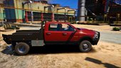 2010 Dodge Ram 3500 Steel Flatbed [ADDON]