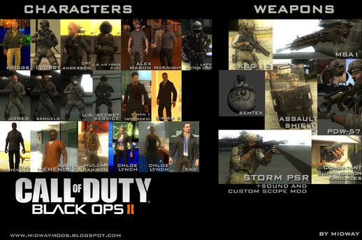 Characters Pack from Call of Duty: Black Ops 2