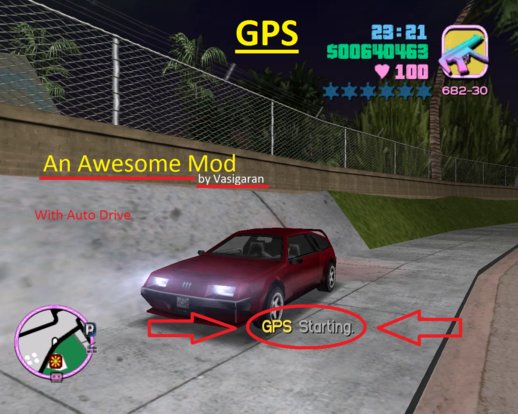 GPS CLEO Mod For Vice City (Advanced)
