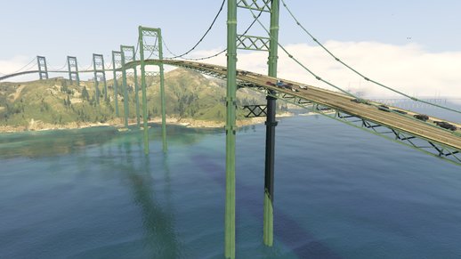 GTA 5 Bridges with traffic paths V2,for Liberty city rewind mod V2018 