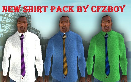 New Shirts Pack For Black CJ
