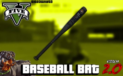 GTA V Baseball Bat V2.0 [GTAinside.com Release]