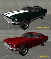 1968 Ford Mustang Fastback GT390 Bullitt & Custom Pack v1.0