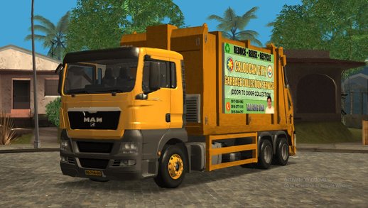 MAN TGS 18.320 Garbage Truck Philippines Caloocan City