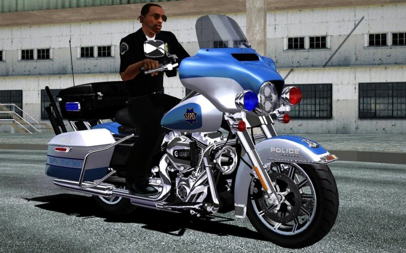 GTA San Andreas Harley Davidson FLHTP Electra Glide 