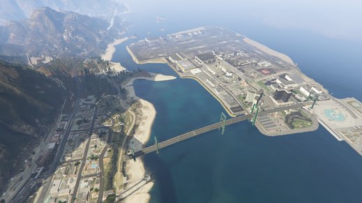 GTA 5 North Airport With Traffic Paths V3