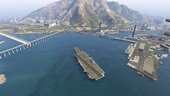 GTA 5 Aircraft Carrier For Fort Zancudo Island V3