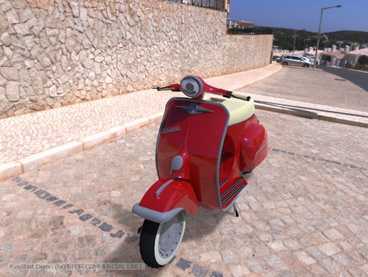 Vespa 150SS Red Style