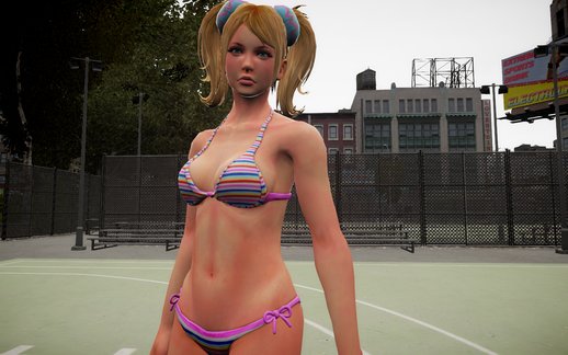 Juliet Starling (Striped Bikini)