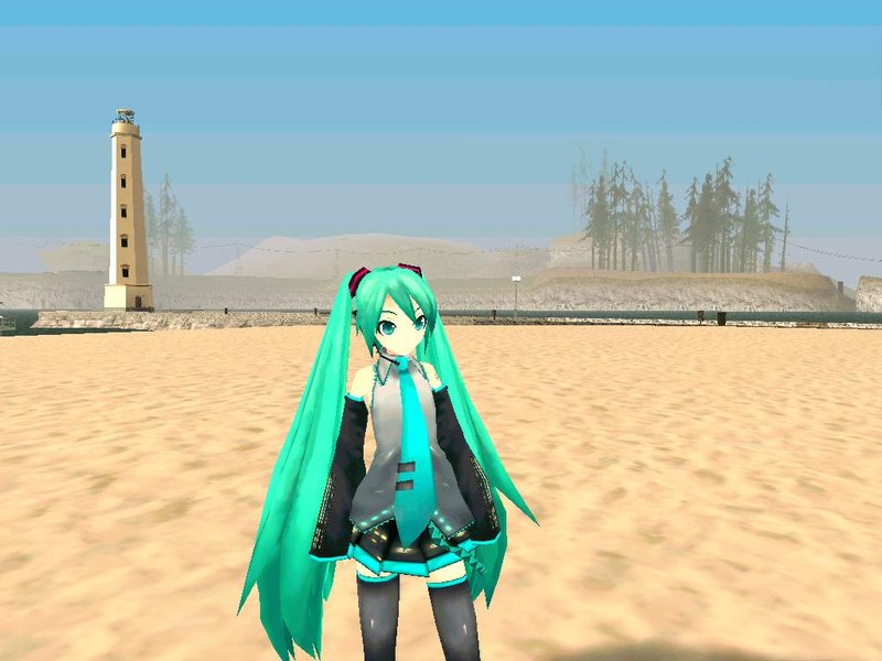 Download Anime Hatsune Miku for GTA San Andreas (iOS, Android)