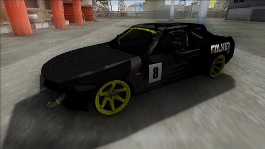 Nissan Skyline R33 Drift Falken Camo