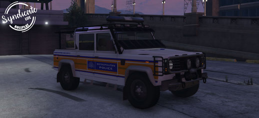 Land Rover Defender 110 Pickup MET POLICE / UK POLICE [REPLACE]
