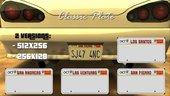 GTA V License Plates to GTA SA (old version)
