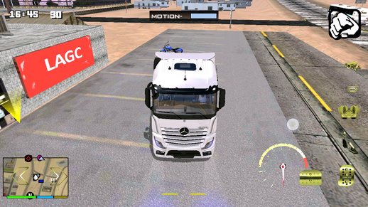 MB Actros Truck For Mobile (dff+txd)