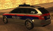 Skoda Octavia Österreichische Polizei