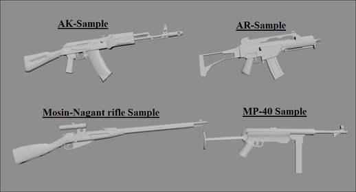 Weapons Modding References