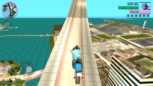 Sky Bridge Map Mod - GTA Vice City - For Android
