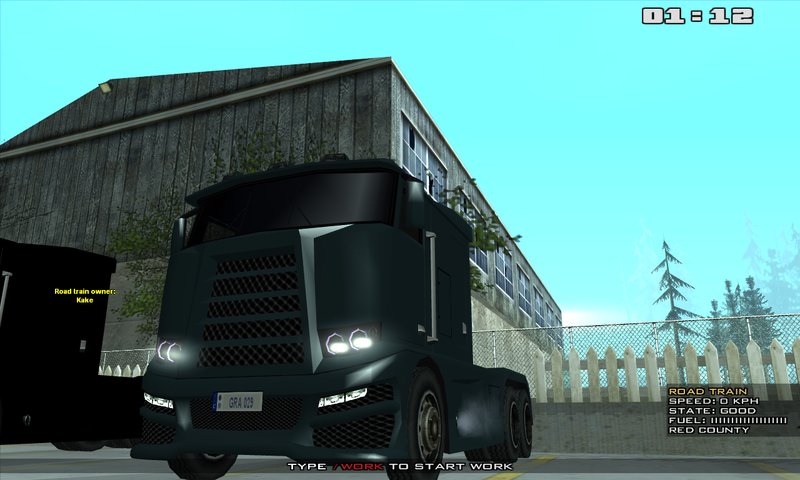 PS2 RoadTrain para GTA San Andreas