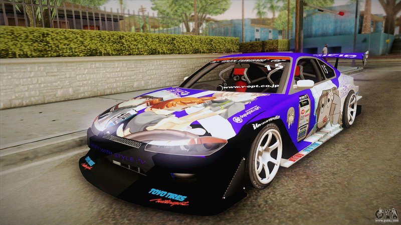 GTA San Andreas Nissan Silvia S15 Uras D1GP With Mika Girl und Panzer ...